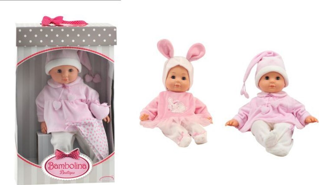 Dimian Babypuppe mit weichem Krper - Molly Boutique - 36 cm- 2 sortiert