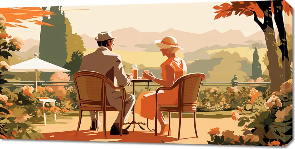 Image Vintage 100x50 cm Rétro Date - Impression Haute Qualité Grand Format