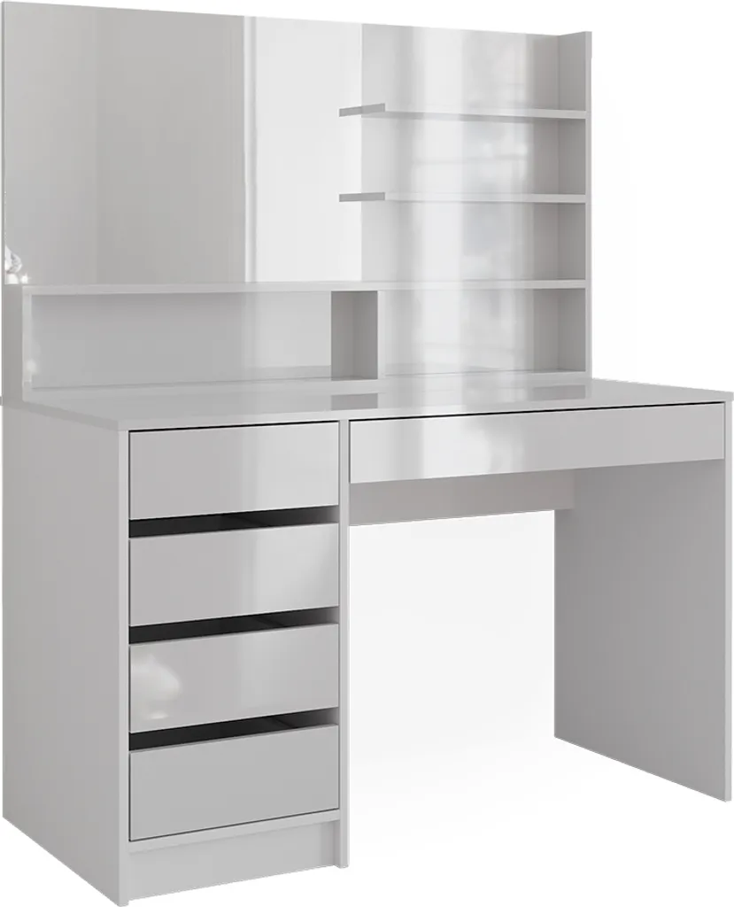 Coiffeuse Vicco Sherry 120cm Blanche : Organisez votre Maquillage