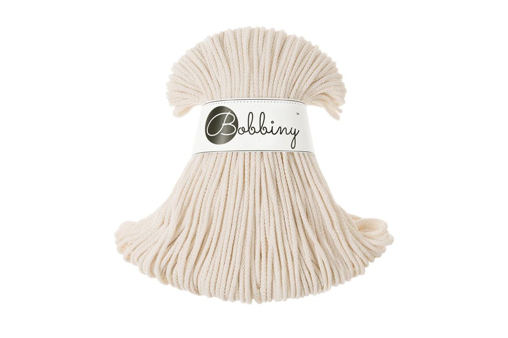 Junior Natural Baumwolle Kordels 3mm 100m Produktbild 