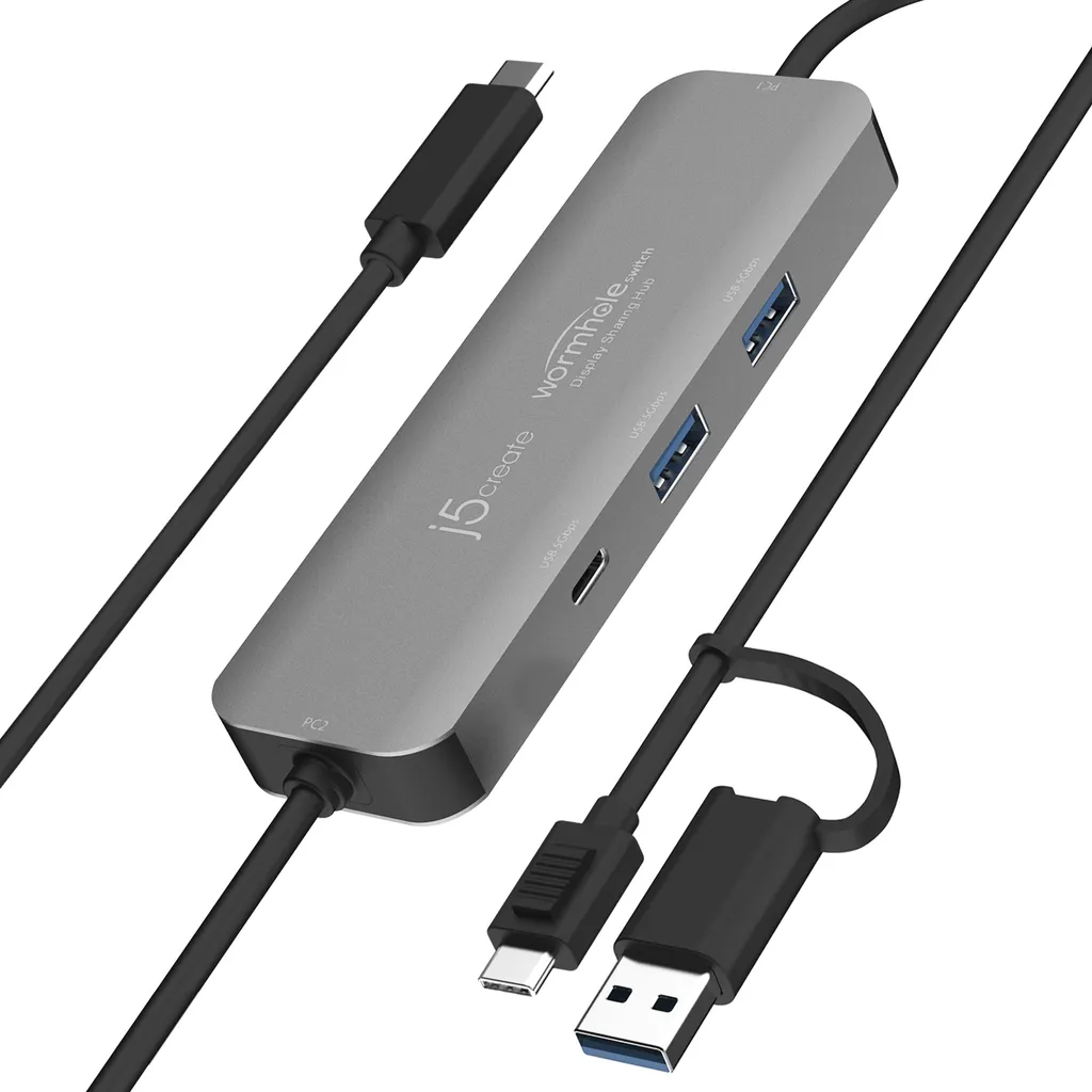 Station d'Accueil Multi-Écran j5create JCH462-N Hub USB-C Adaptateur - 7