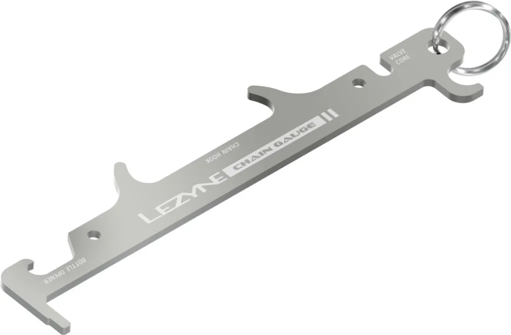 Contrôleur de chaîne Lezyne argent pour entretien transmission VTT