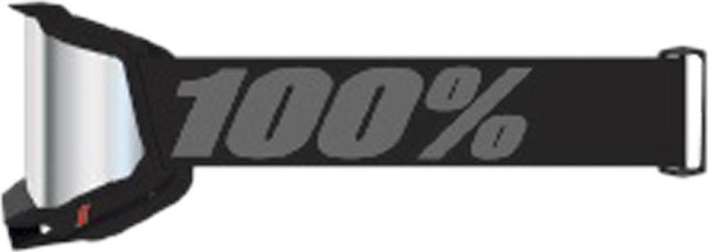 100% Accuri II OTG Essential Motocross Brille, schwarz/grau Produktbild 