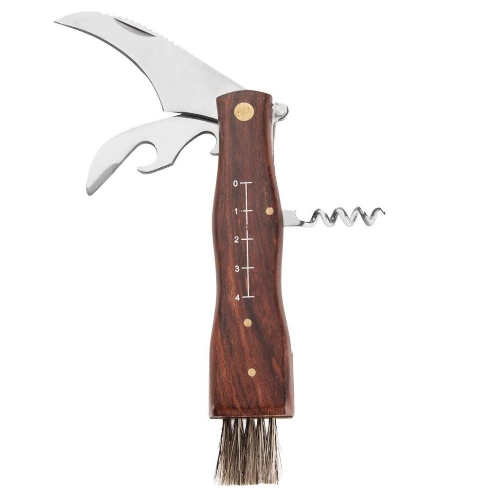 Nůž na houby ORION se štětečkem/skládacím nožem Obrázek produktu 