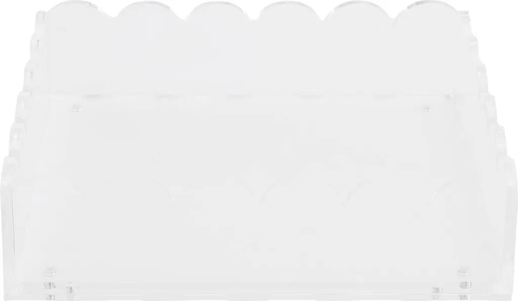 Support de rangement pour cadres et bijoux, plateau acrylique ondulé