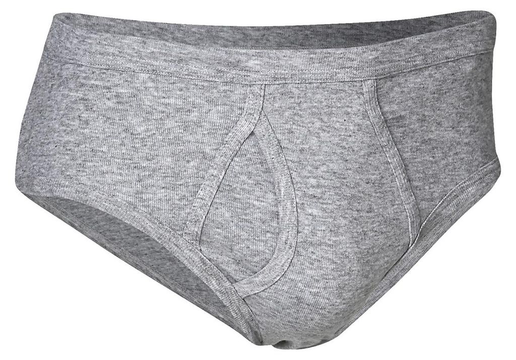 JBS 325 Slips mit Eingriff 4er Pack grey melange XL