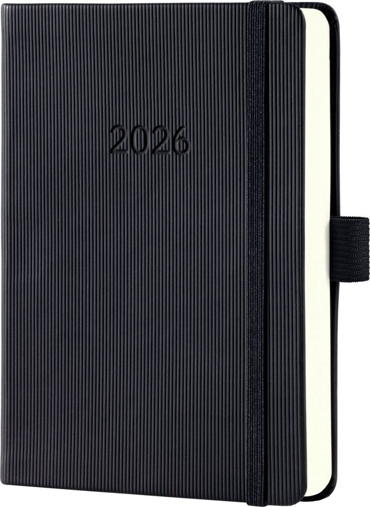 sigel Calendrier de poche Conceptum 2026 env. DIN A6 noir Image du produit 