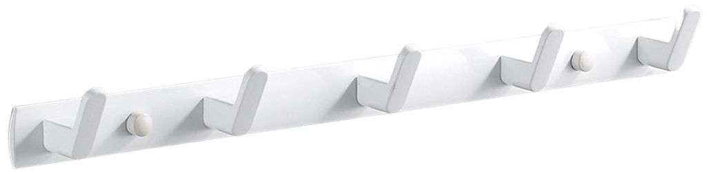 Wandhaken mit 4/5 Haken, Schraubbefestigung, modern, robust, aus Aluminiumlegierung, hohe Tragfähigkeit, für Bad, Küche, Mäntel, Hüte, Handtü...