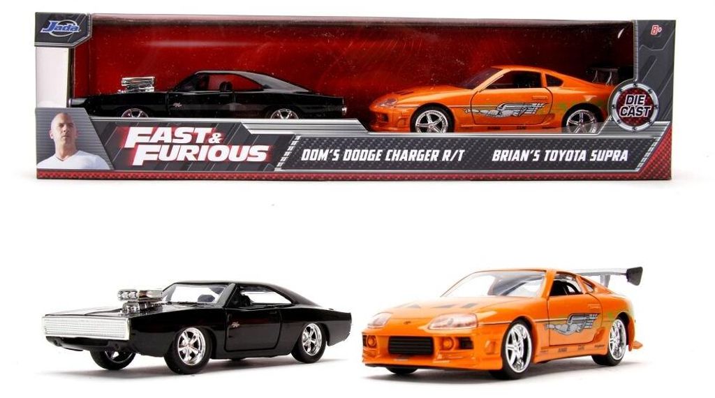 Jada Fast and Furious Doppelpack Toyota Supra und Dodge Produktbild 