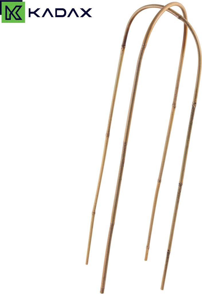 Pflanzenstütze & Rankhilfe aus Bambus - Bogen - 60x15 cm - Für Kletterpflanzen & Beete - 1 Stück - Natur