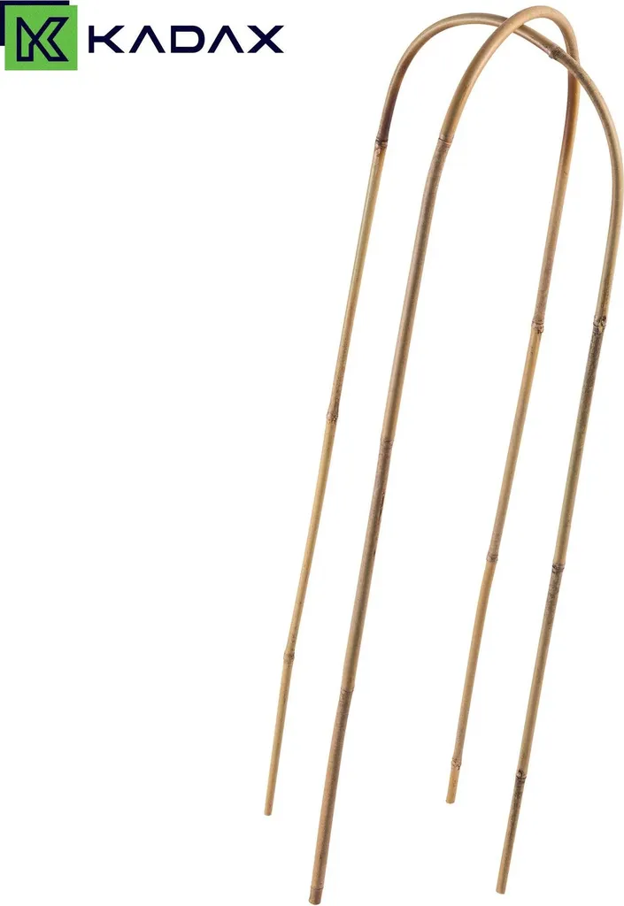 Tuteur Arc en Bambou 75x15cm - Support Robuste pour Grimpantes - x5