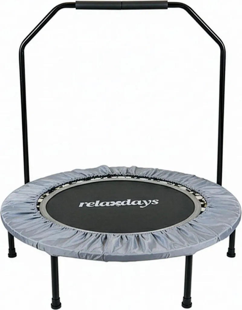 Mini trampoline de sport 102 cm pour gym douce et cardio à la maison