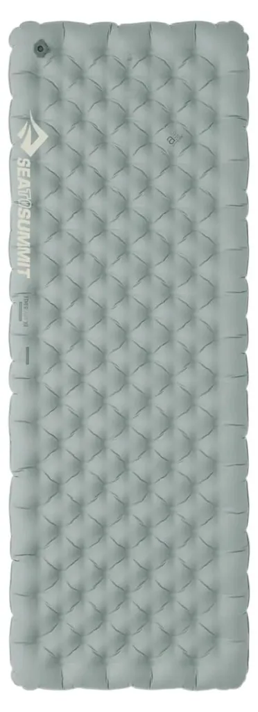 Matelas de sol gonflable isolé Ether Light XR rectangulaire large gris