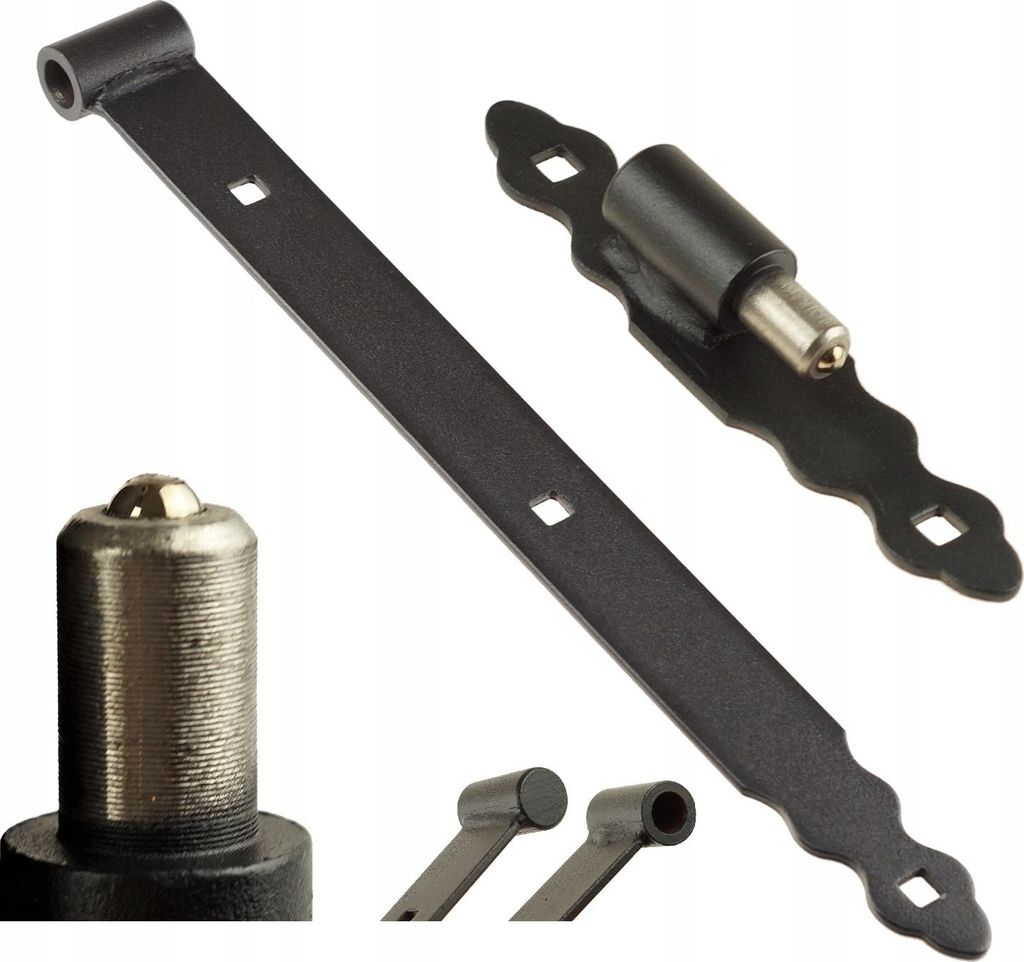 Garagentor Scharniere 400 Mm FEINZ Kugellager Hochwertige Stabilität Und Langlebigkeit Schwarz
