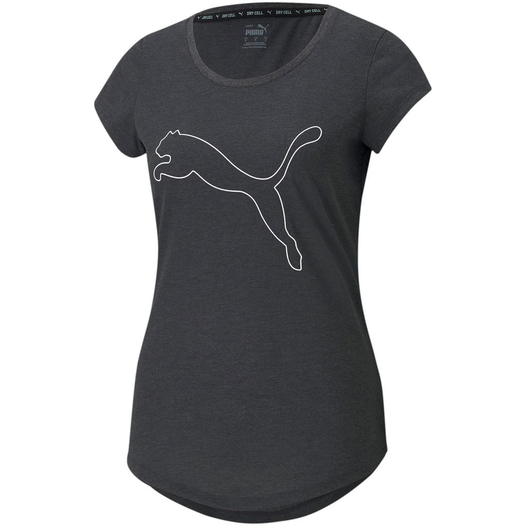 Puma PERFORMANCE HEATHER CAT TEE W GREY M Produktbild 