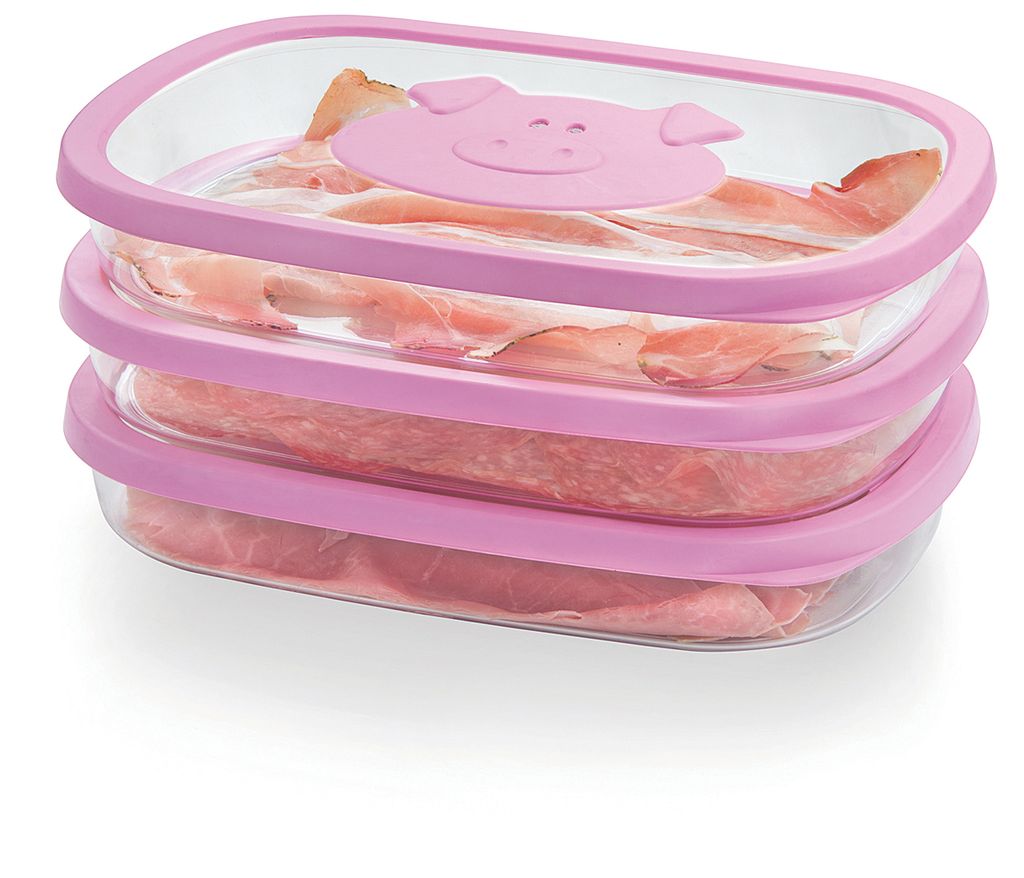Snips Cold Meat Saver, Box, Obdĺžnikový, 1,5 L, Ružová, Obrázok produktu 