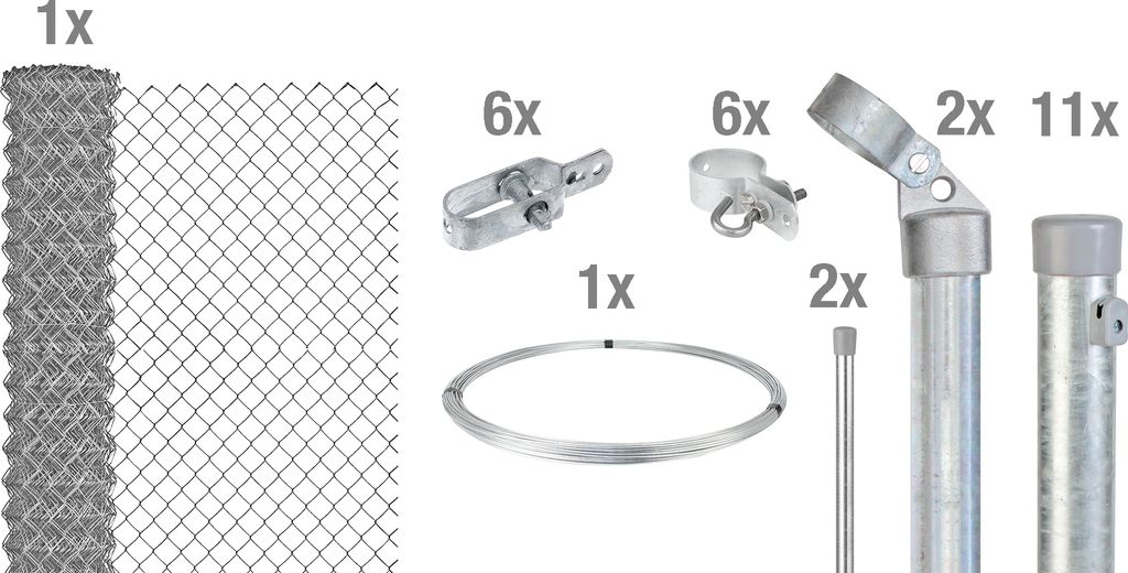 Alberts 634209 Recinzione in rete metallica come set Immagine del prodotto 