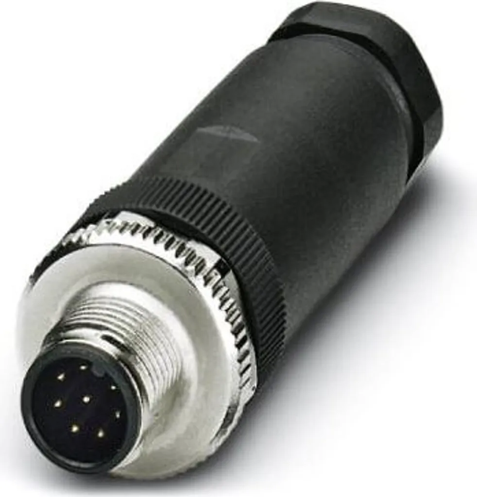 Connecteur Circulaire M12 Mâle 8 Broches pour Câblage de Capteur