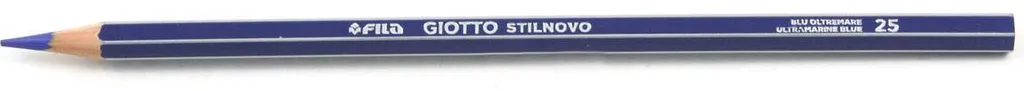 Crayon de Couleur Bleu Giotto 256125 pour Fournitures Scolaires et Arts