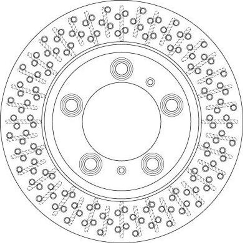 TRW DF6298S Bremsscheibe OE 98735240101 kompatibel mit Boxster, Cayman