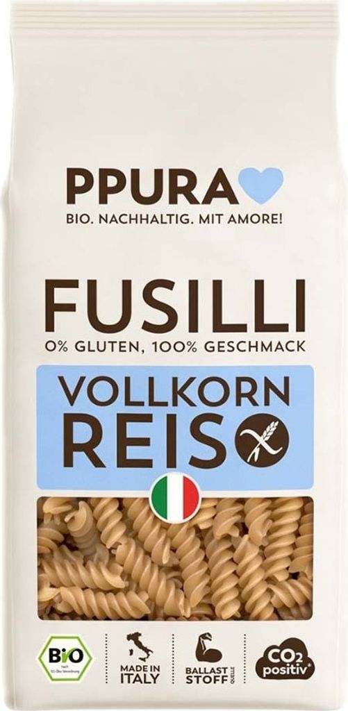 PPURA celozrnné ryžové fusilli 400g Obrázok produktu 