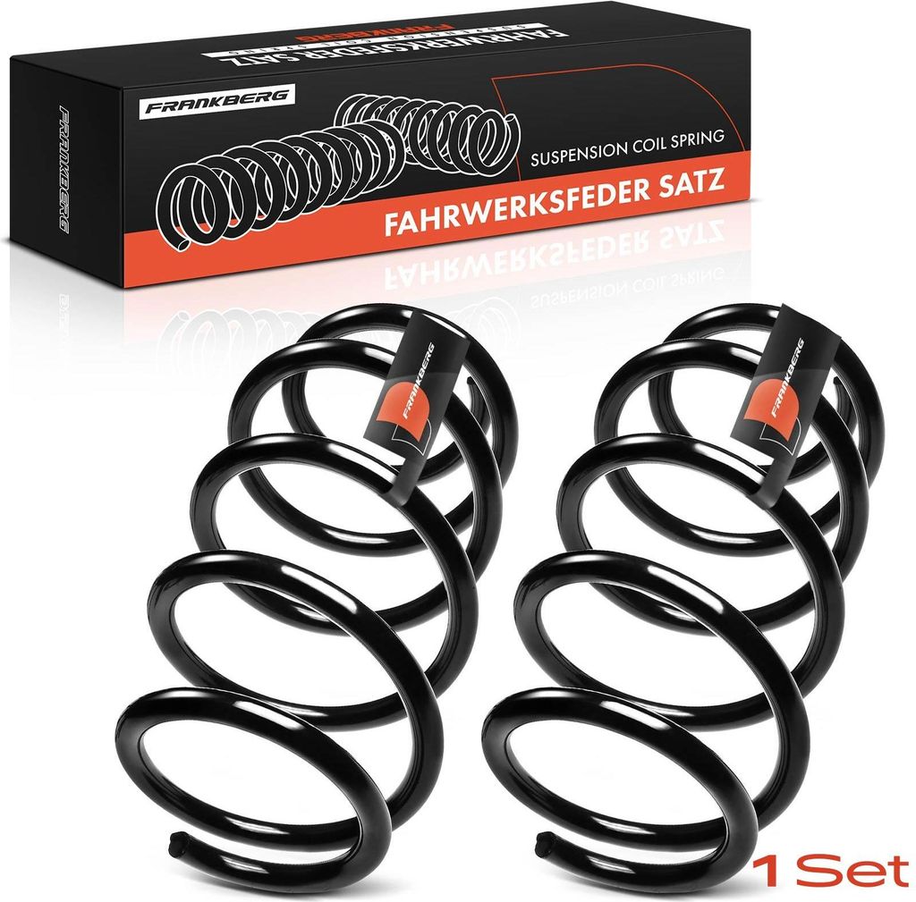 Frankberg 2x Fahrwerksfeder Vorderachse für Nissan Qashqai +2 I J10 NJ10 JJ10E 2.0L 2007-2013