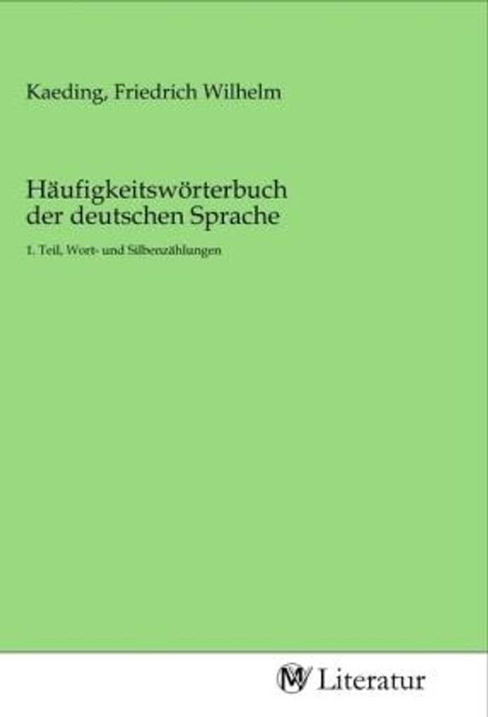 Häufigkeitswörterbuch der deutschen Sprache