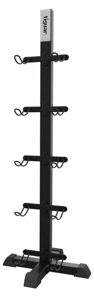 tiguar Powerbag Rack für 5 Powerbags Robuster Ständer für Powerbags unterschiedlicher Größen, platzsparend, stabile Stahlkonstruktion, rutschf...