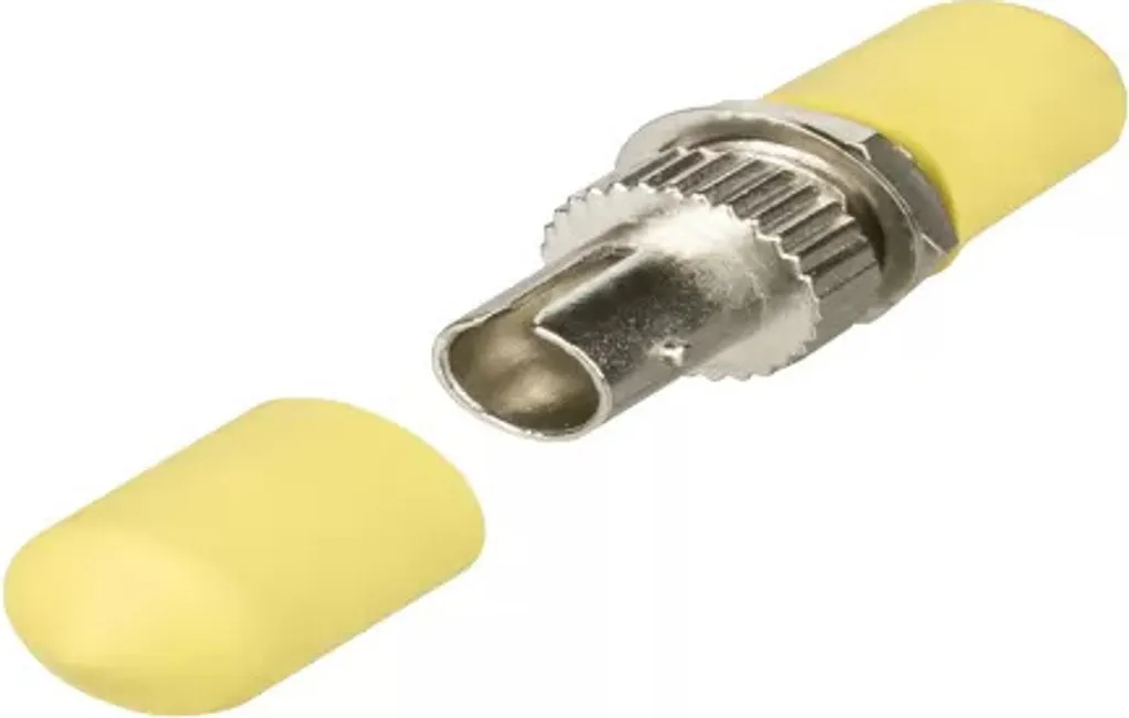 Coupleur Fibre Optique ST Métallique pour Réseaux SM et MM Metz Connect