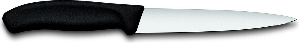 Victorinox V-6.87 13.16B Filetiermesser mit 16 cm gerader Klinge, schwarz (V-6.87 13.16B)