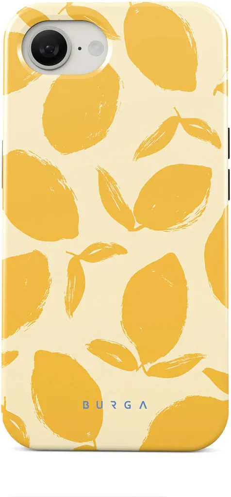 Custodia iPhone 16e Burga Lemon Tart - Cover Resistente per Famiglie