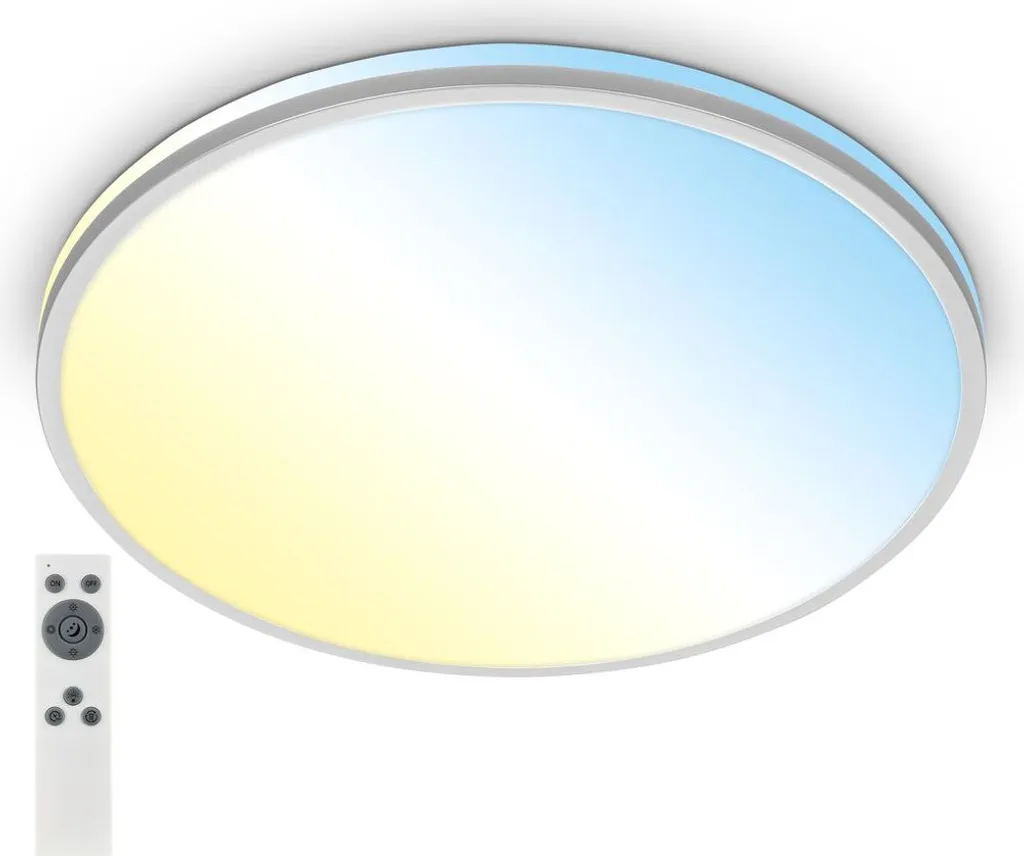 Plafonnier LED Dimmable CCT : Réglez la Lumière Idéale par Télécommande