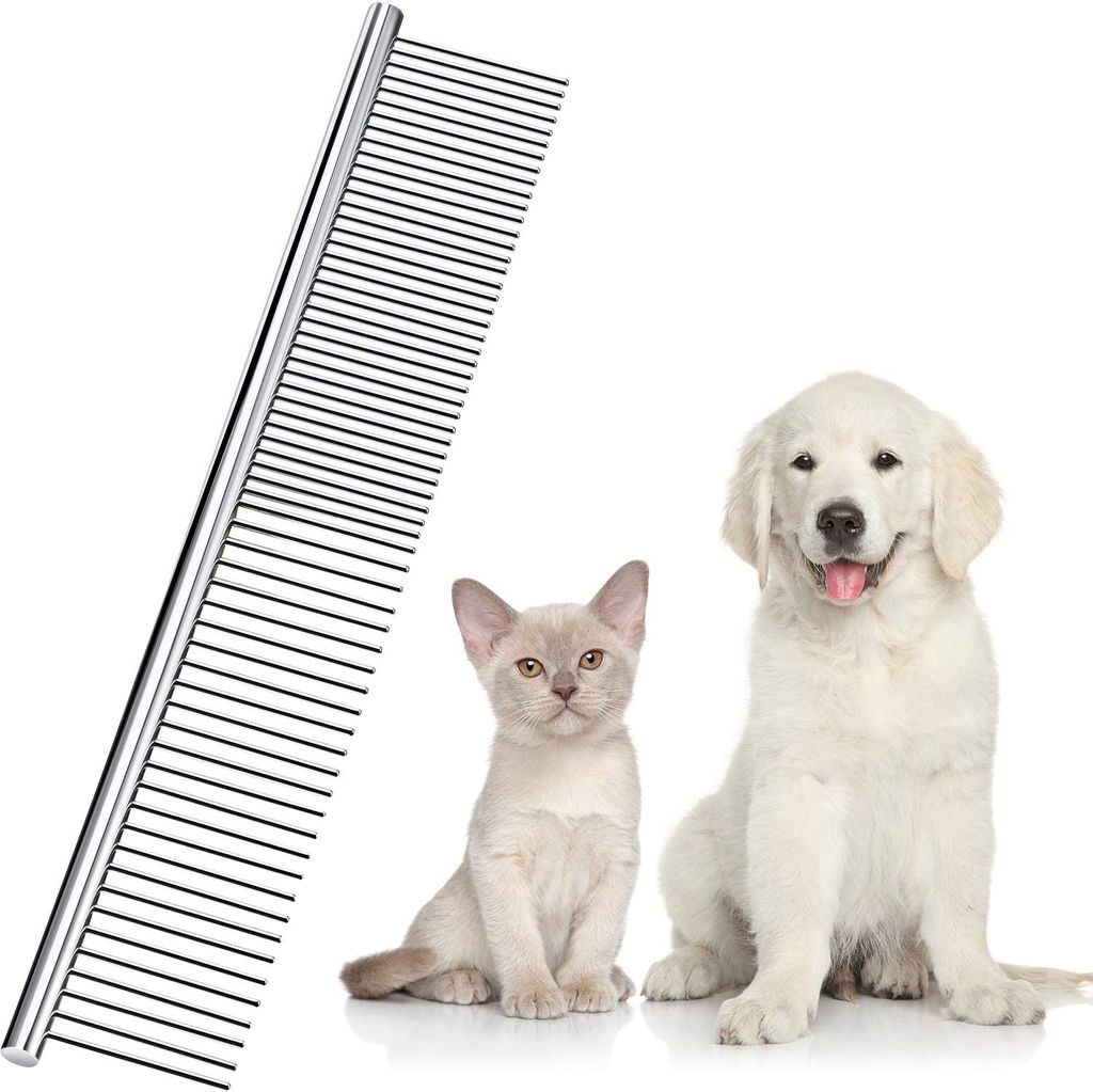 Hundekamm Haustierbürste, Edelstahl Unterfellbürste Produktbild 