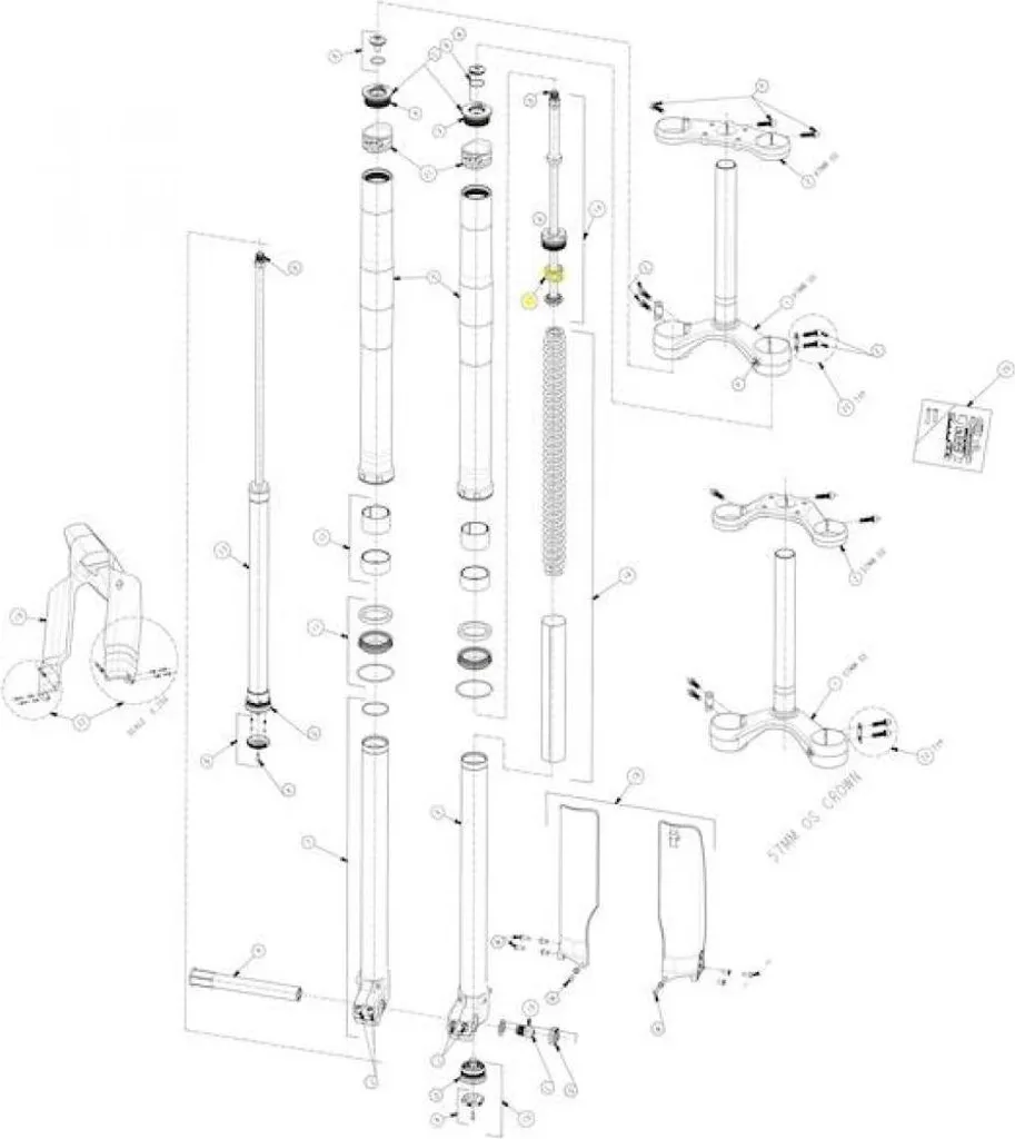 Ressort Topout Dorado Comp standard : Performance et Précision VTT