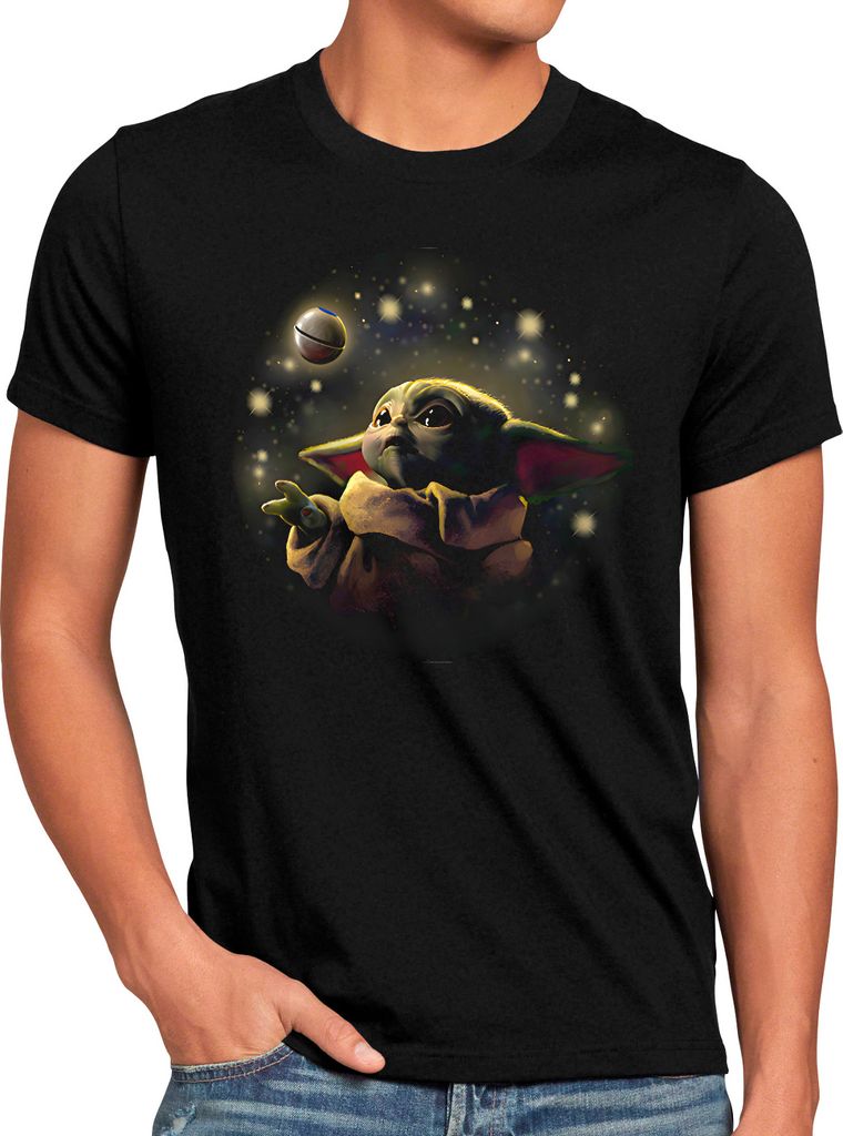 A.N.T. The Baby Herren T-Shirt yoda mando kopfgeldjäger