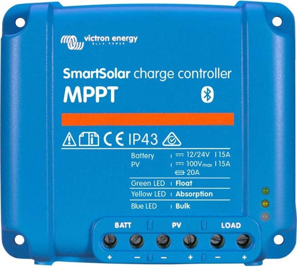 Victron Smartsolar MPPT 100/20-48 20A 12V 24V 48V Solar Produktbild 2