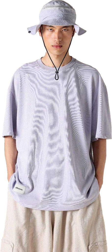 Mizuno - "Sportstyle FloraTech" T-Shirt für Herren GT9092 (S) (Violett)