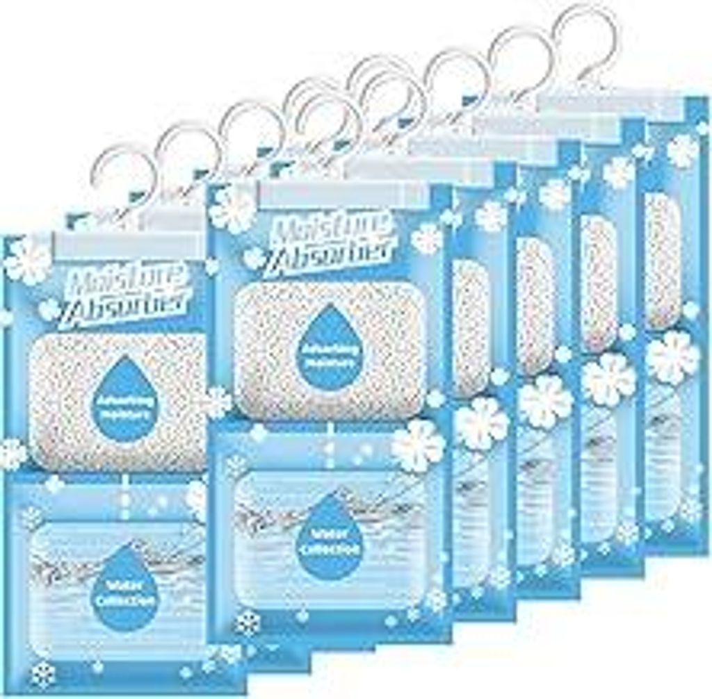10x230G Hänge Luftentfeuchter, Kleiderschrank Feuchtigkeitsabsorber für Keller, Schlafzimmer, Waschräume, gegen Feuchtigkeit Anti-Schimmel Desod...