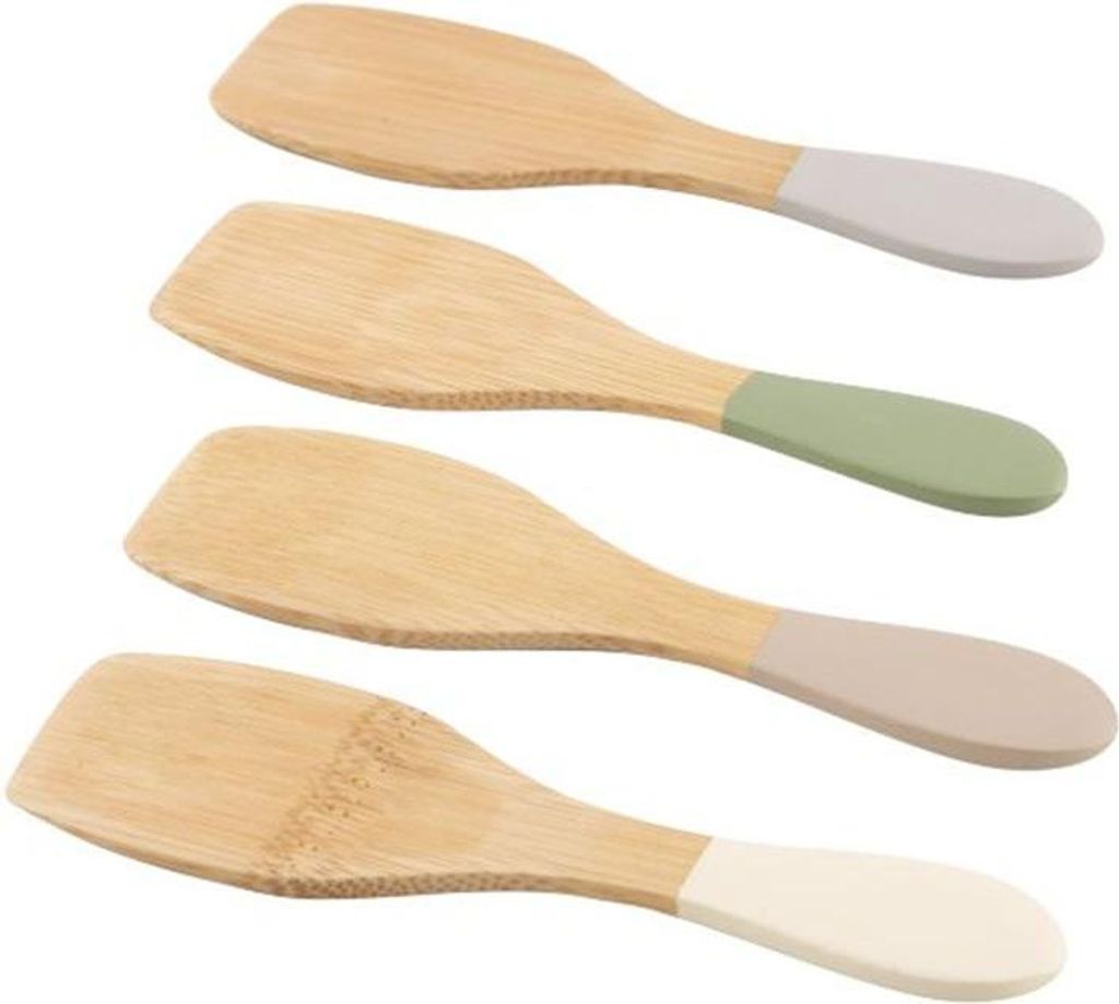 Set mit 4 Bambus-Pfannenwendern, 13 cm – Semikolon