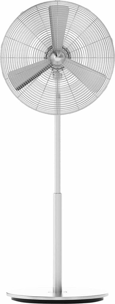 Stadler Form Stand-Ventilator Charly stand mit Schwenkfunktion, Höhenverstellung und einstellbarer Neigung, stabiler Standfuss, silber, 450 x 1300...