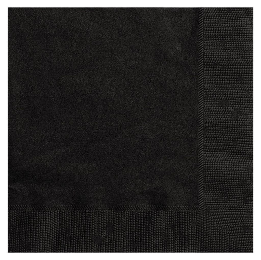 Servietten Uni 25x25cm/20St. Schwarz Produktbild 