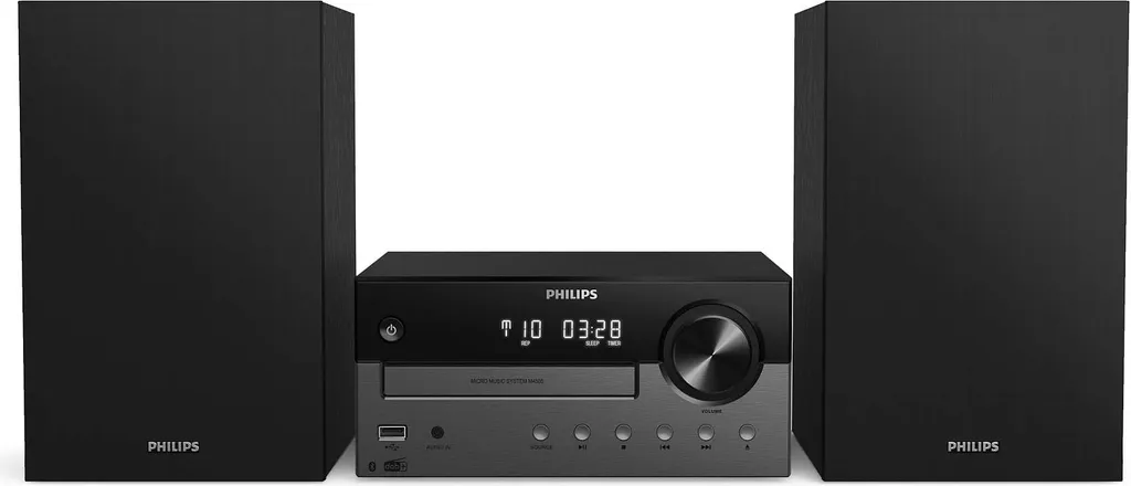 Microchaîne Philips TAM4505 Bluetooth 60W avec enceintes Bass Reflex