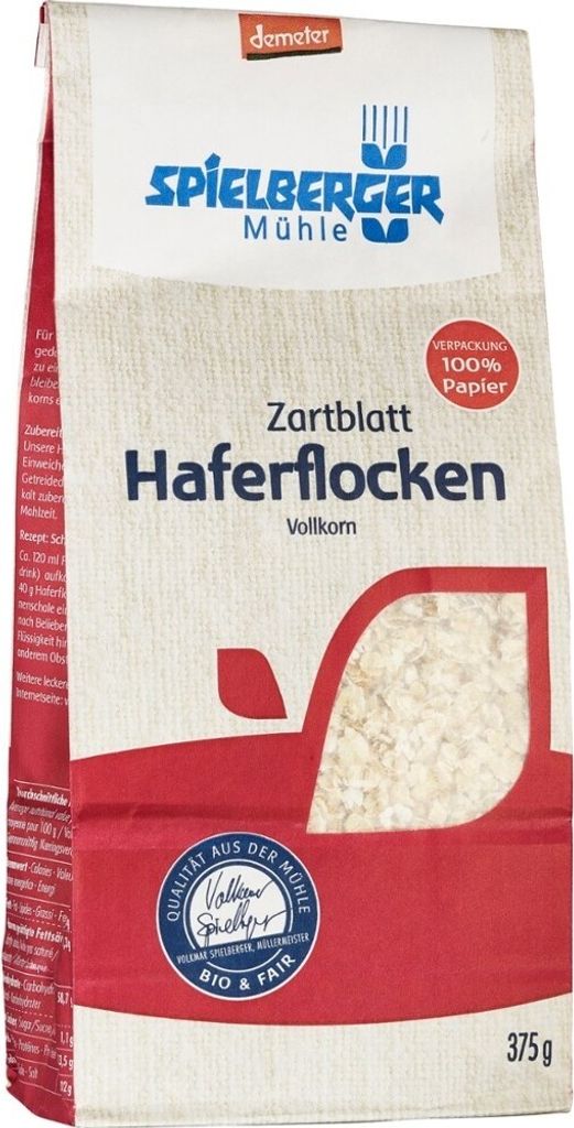 Spielberger Haferflocken Zartblatt, demeter (1 x 375 g)