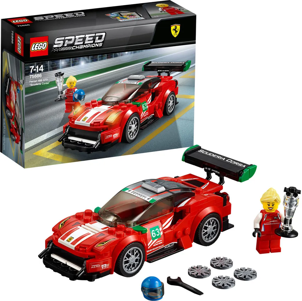 Construisez votre Ferrari 488 GT3 LEGO 75886 pour une Collection Unique