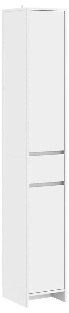 vidaXL Mobile da bagno bianco 30 x 33 x 190 cm in materiale Immagine del prodotto 
