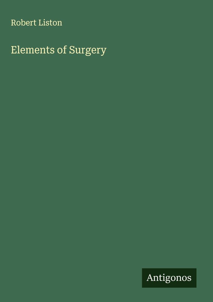 Elemente der Chirurgie