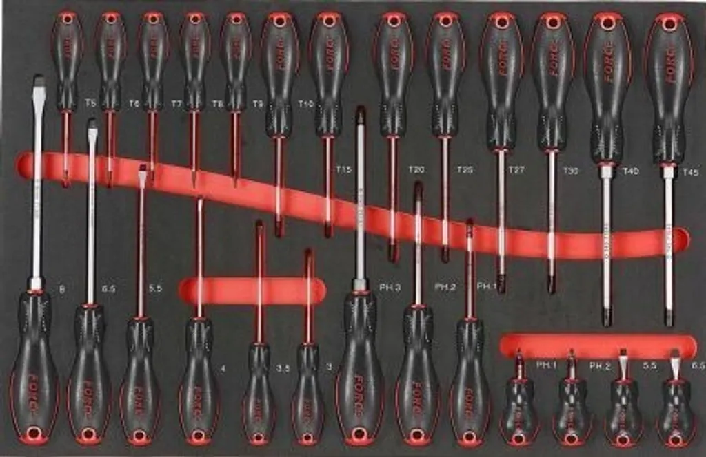 Coffret de tournevis professionnels FORCE 2262 pour atelier mécanique