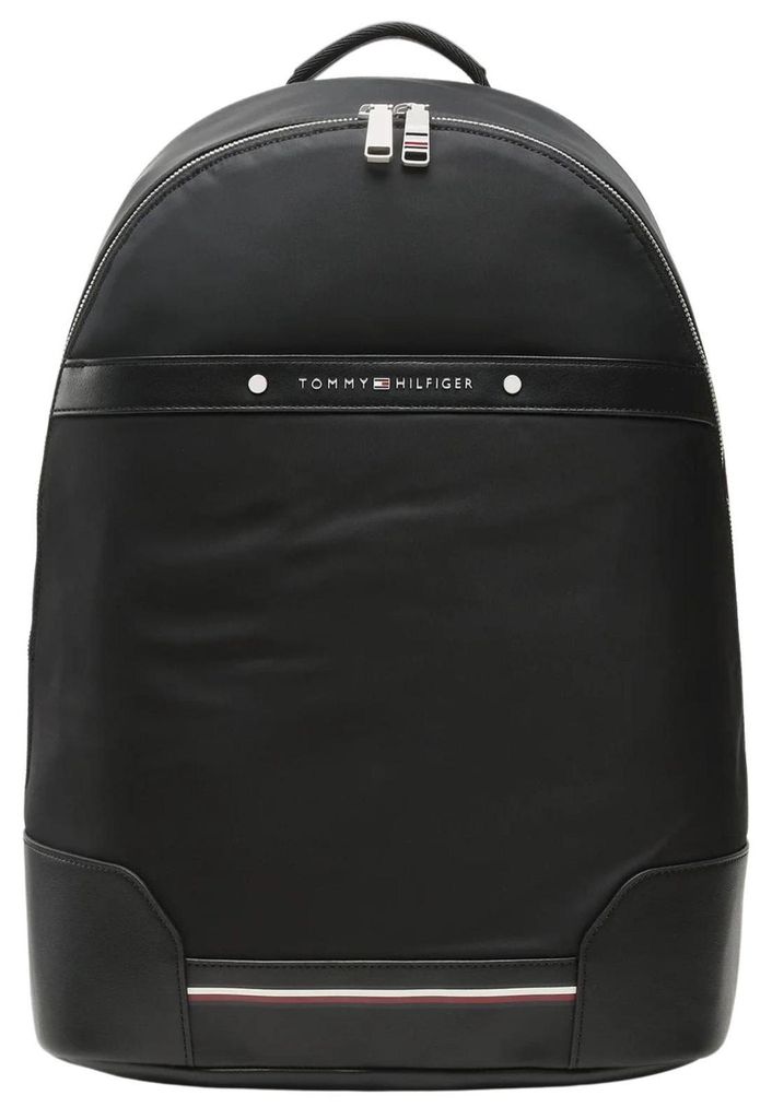 Tommy Hilfiger - Rucksack für Herren , Logo NA1399 (Einheitsgröße) (Schwarz)