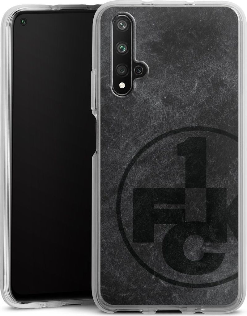 DeinDesign Handyhülle für Huawei Nova 5T Silikon Hülle Case Smartphone Schutzhülle 1. FC Kaiserslautern 1. FCK Beton