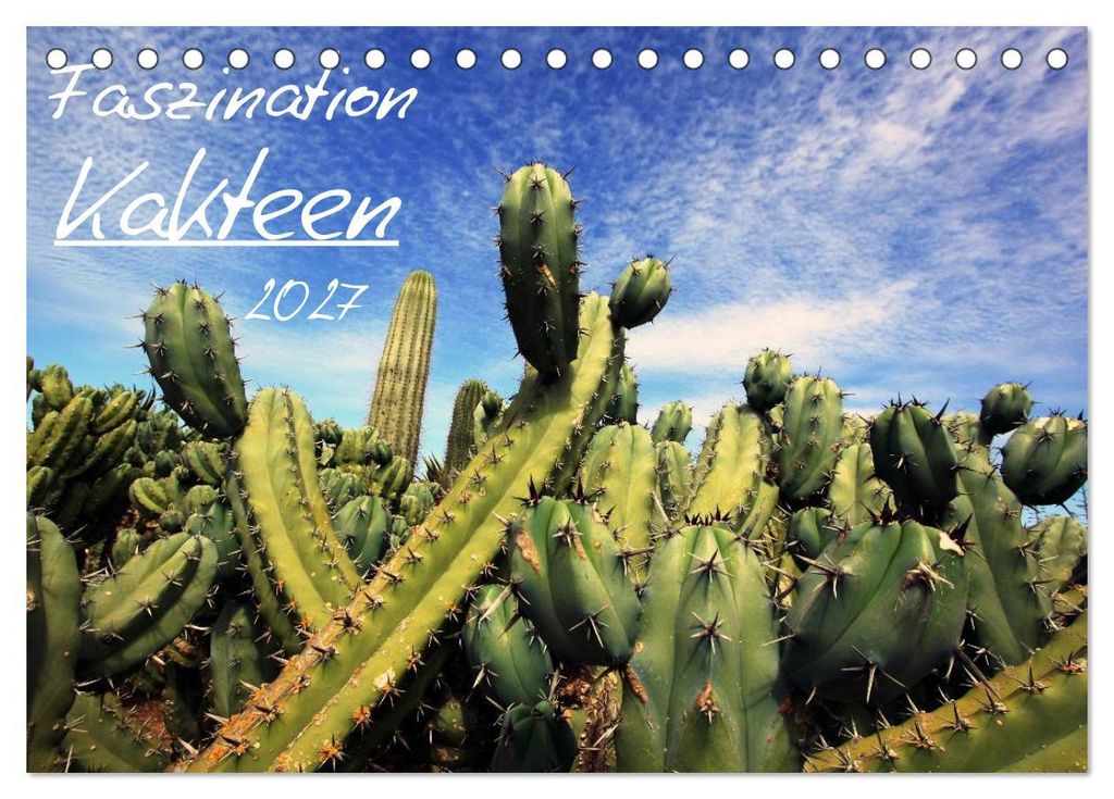 Faszination Kakteen (Tischkalender 2027 DIN A5 quer), CALVENDO Monatskalender